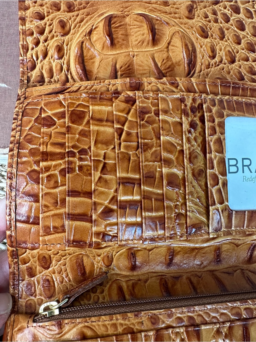 Brahmin Bristol Wallet Whiskey Melbourne NWT - Picture 13 of 16